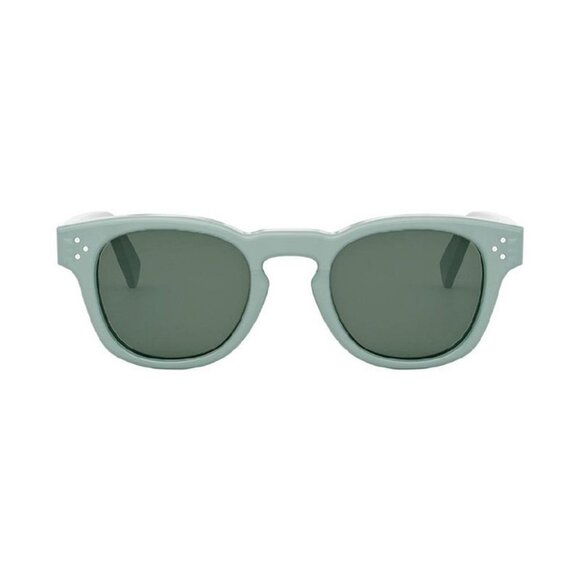 NEW CL40233I 93N CELINE SUNGLASSES ROUND GREEN MEN EYEWEAR - Picture 2 of 3